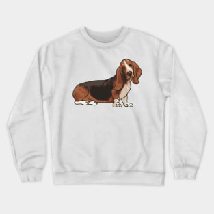 Basset Hound Dog Crewneck Sweatshirt